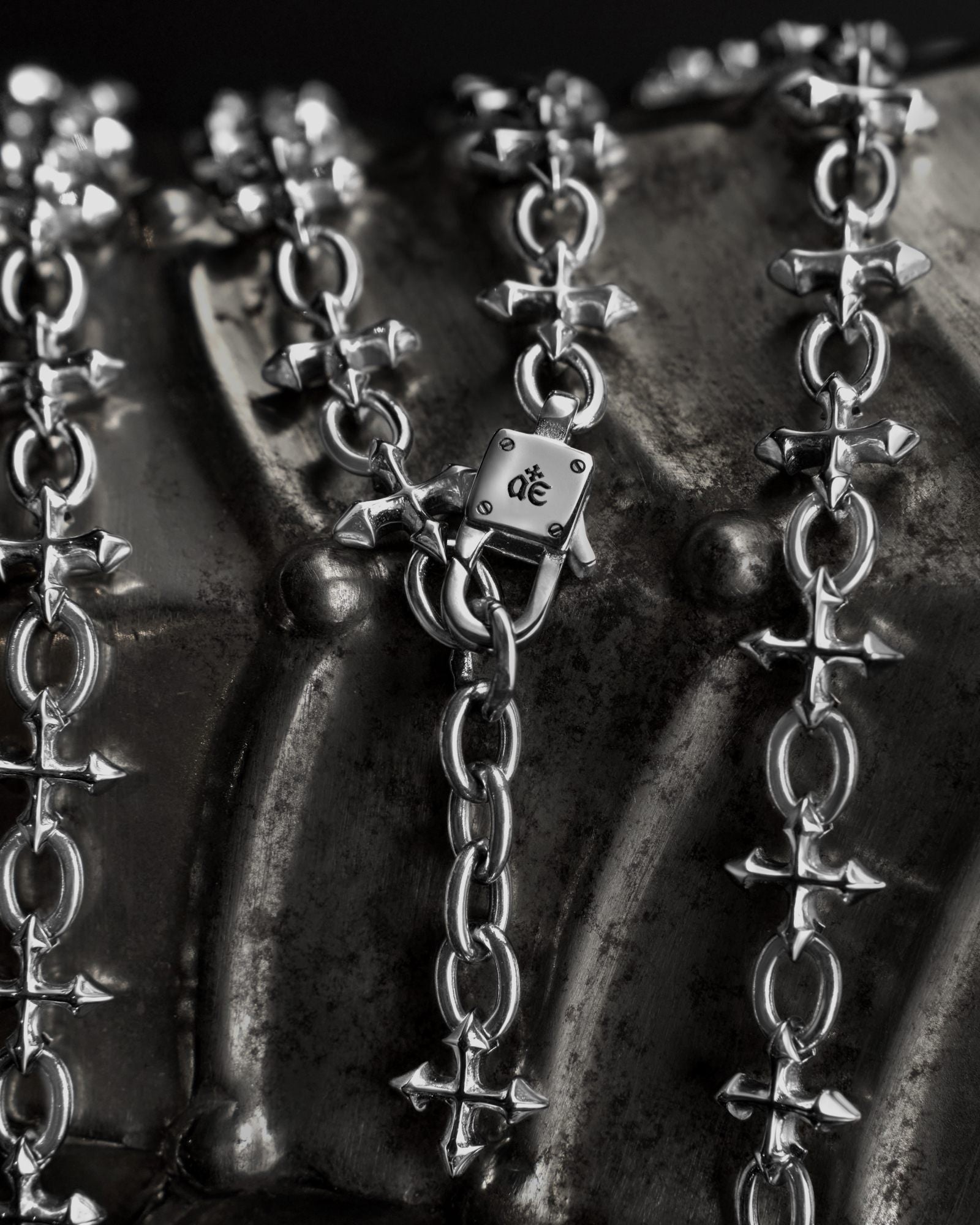 Sigil Choker Necklace-Chain Necklace- Silver - - Ask & Embla