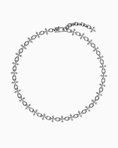 Sigil Choker Necklace-Chain Necklace- Silver - - Ask & Embla