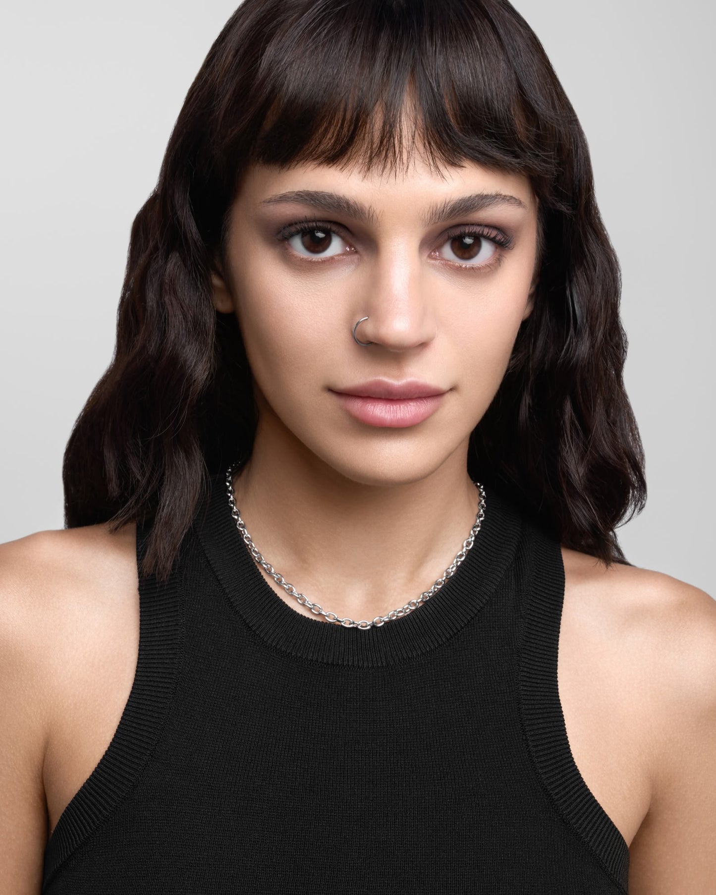 Grid Necklace - 925 Silver-Chain Necklace- Silver - - Ask & Embla