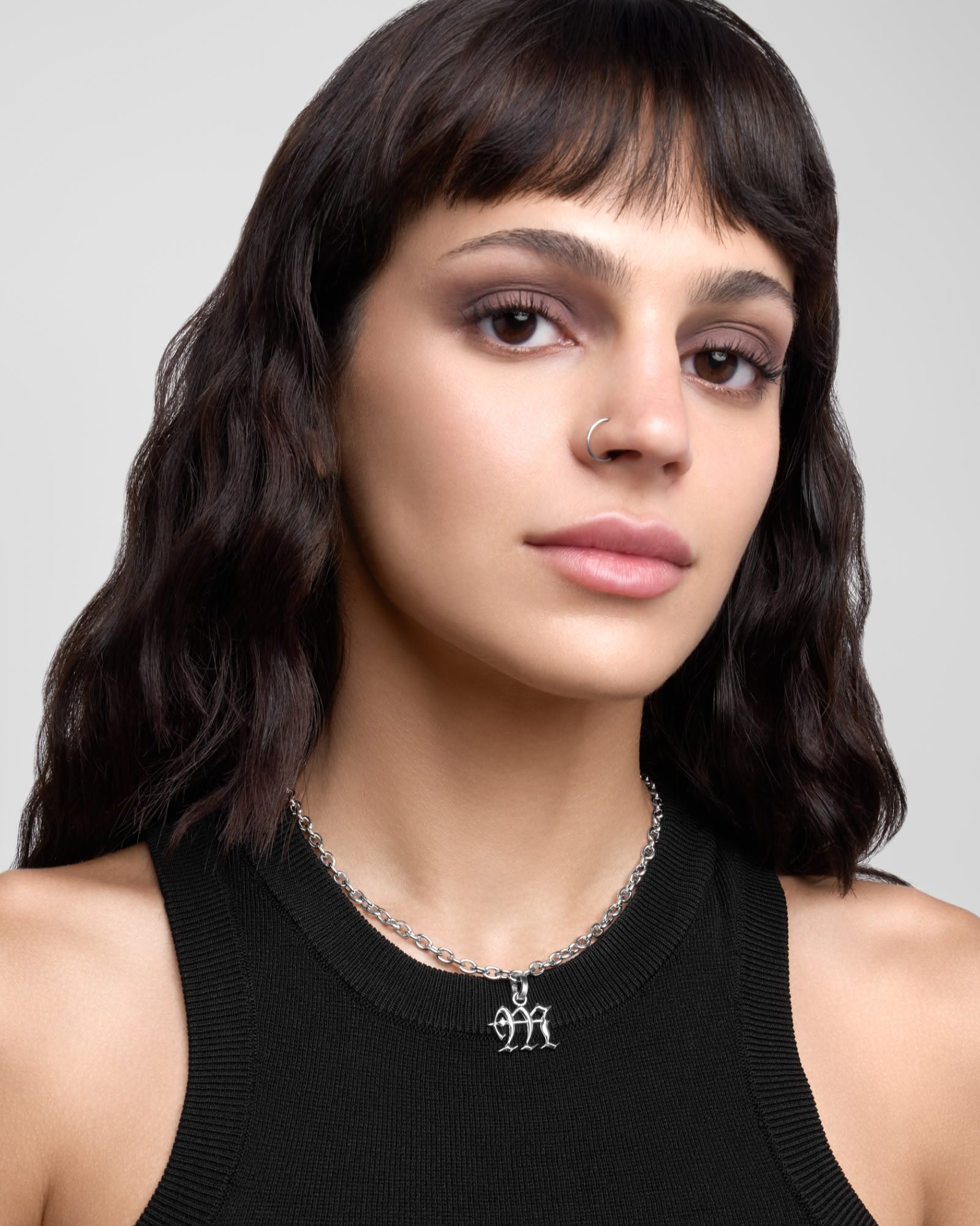 Grid Necklace - 925 Silver-Chain Necklace- Silver - - Ask & Embla