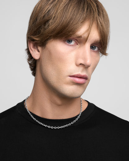 Grid Necklace - 925 Silver-Chain Necklace- Silver - - Ask & Embla