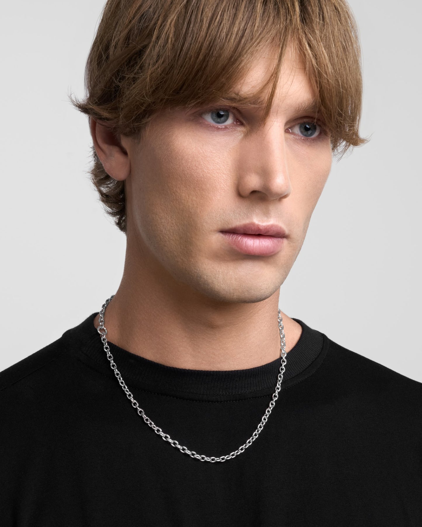 Grid Necklace - 925 Silver-Chain Necklace- Silver - - Ask & Embla