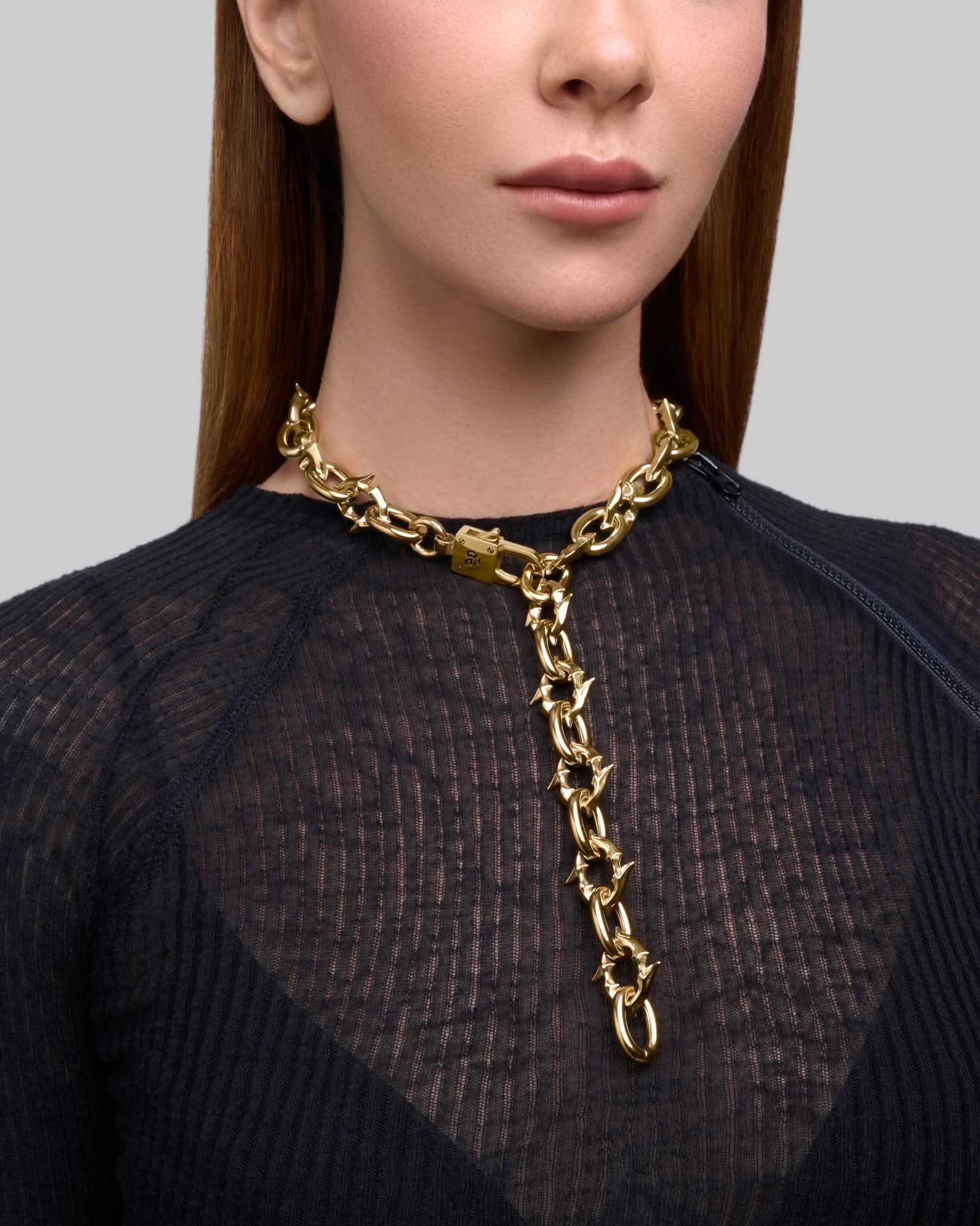 Labyrinth necklace-Chain Necklaces- Silver - - Ask & Embla