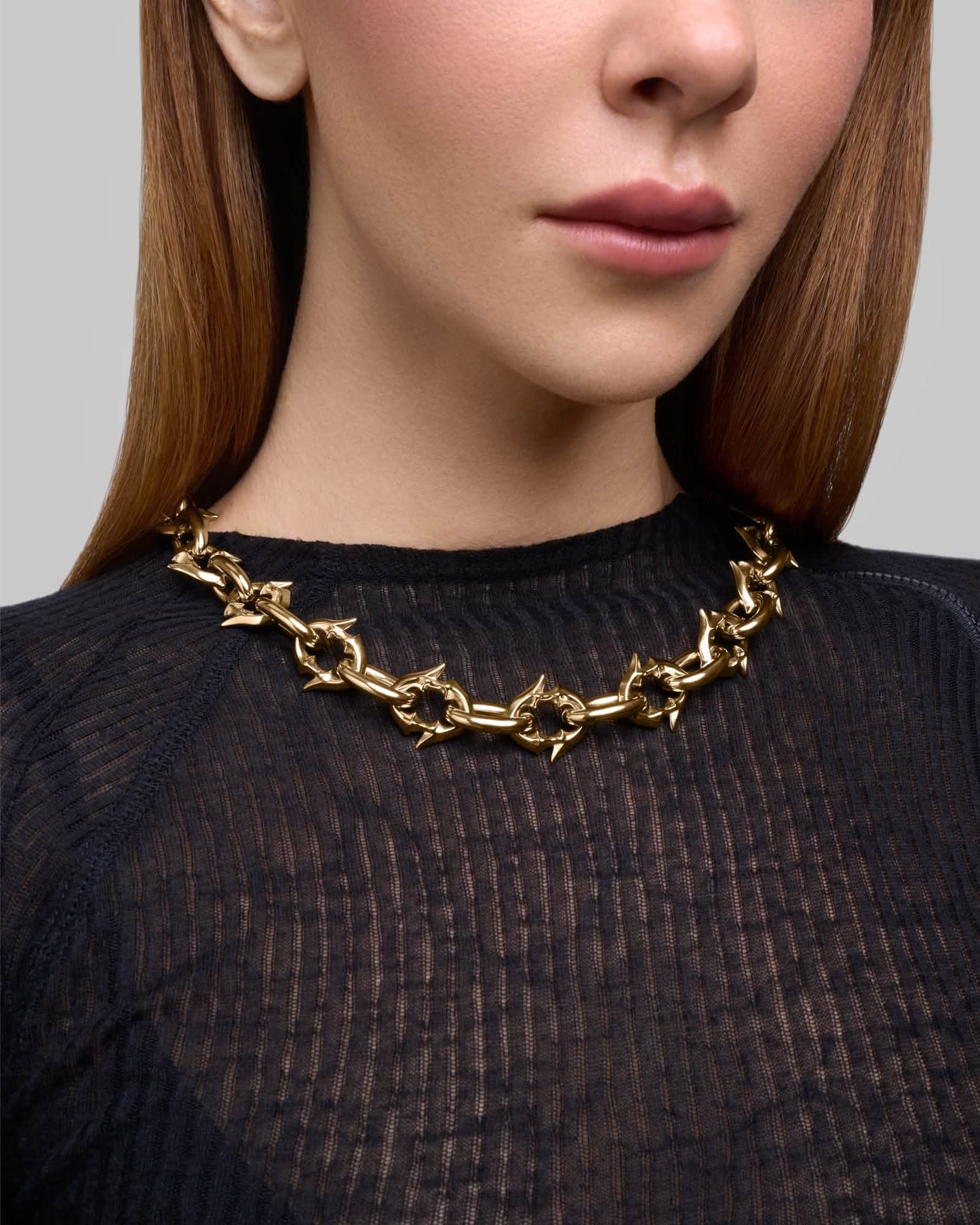 Labyrinth necklace-Chain Necklaces- Silver - - Ask & Embla