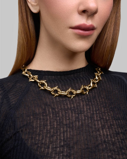Labyrinth necklace-Chain Necklaces- Silver - - Ask & Embla