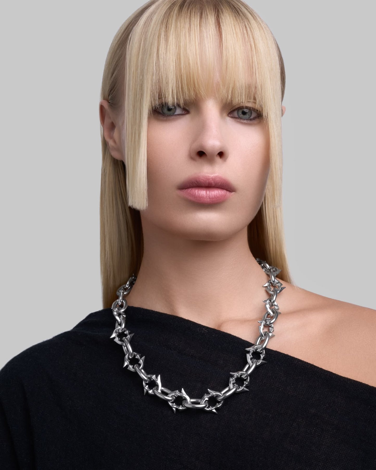 Labyrinth necklace-Chain Necklaces- Silver - - Ask & Embla