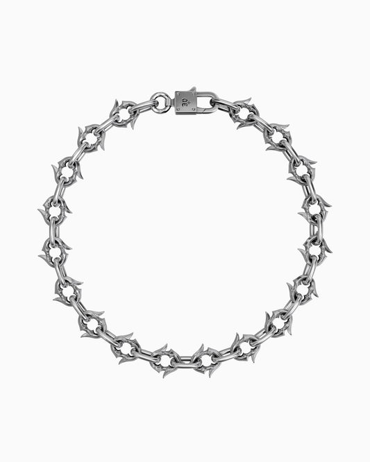 Labyrinth necklace-Chain Necklaces- Silver - - Ask & Embla