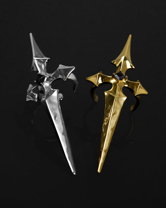 MERCY Nail Ring-Nail Rings- Silver - - Ask & Embla