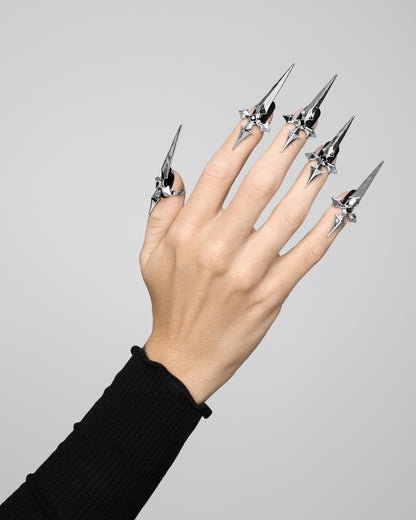 MERCY Nail Ring-Nail Rings- Silver - - Ask & Embla