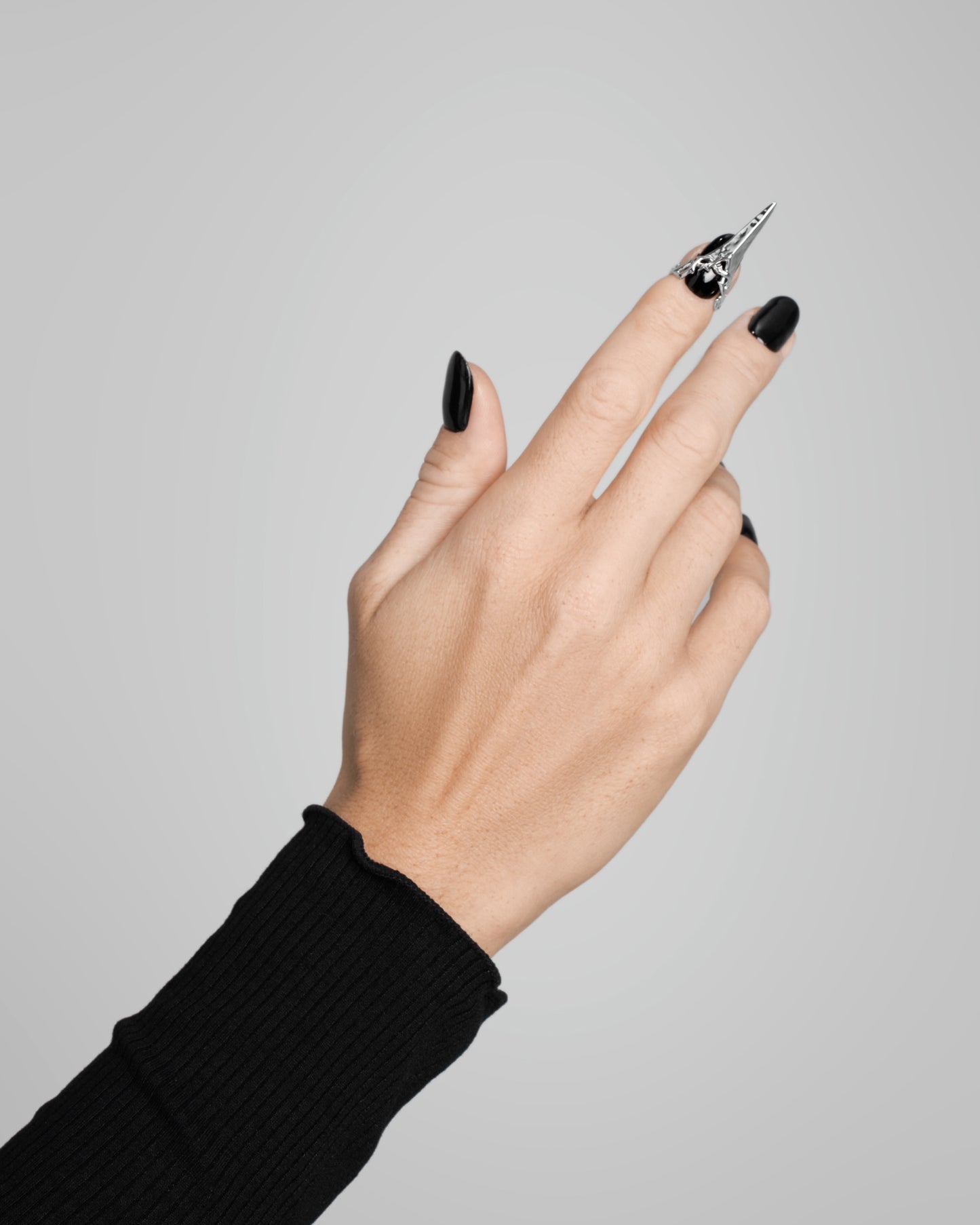 Elysian Nail Ring-Nail Rings- Silver - - Ask & Embla