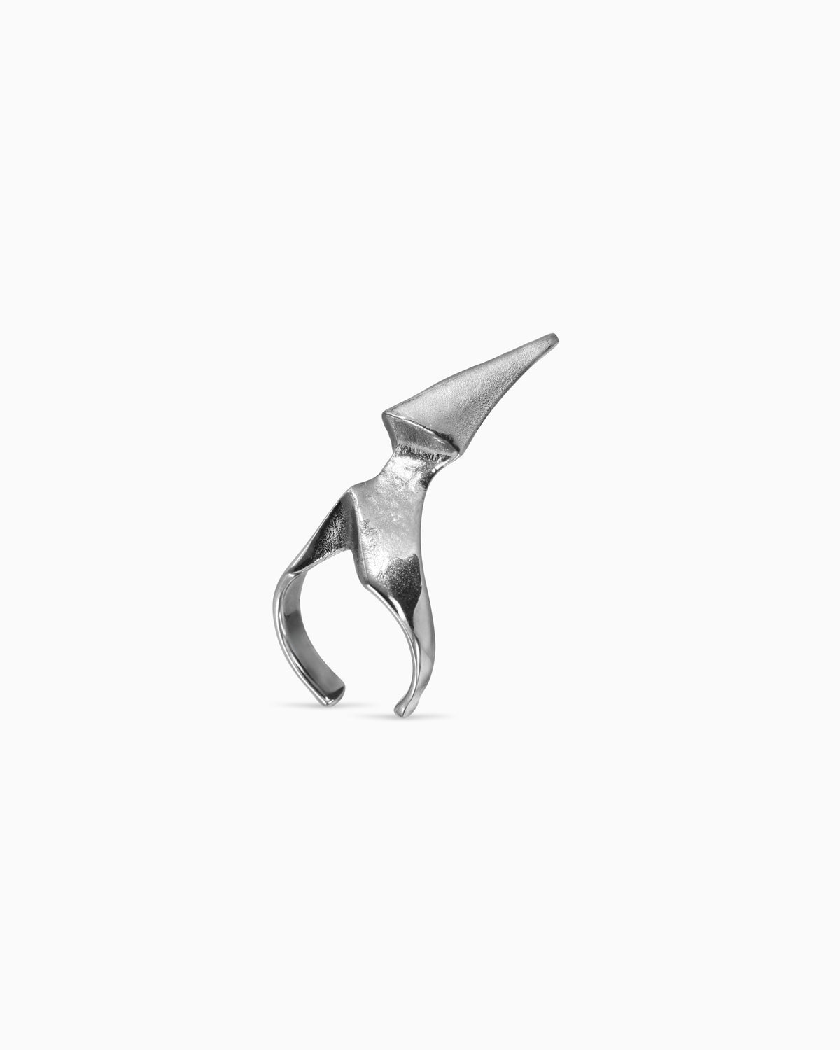 Vertebrae nail ring-Nail Rings- Silver - - Ask & Embla