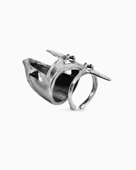 Valkyrie nail ring-Nail Rings- Silver - - Ask & Embla