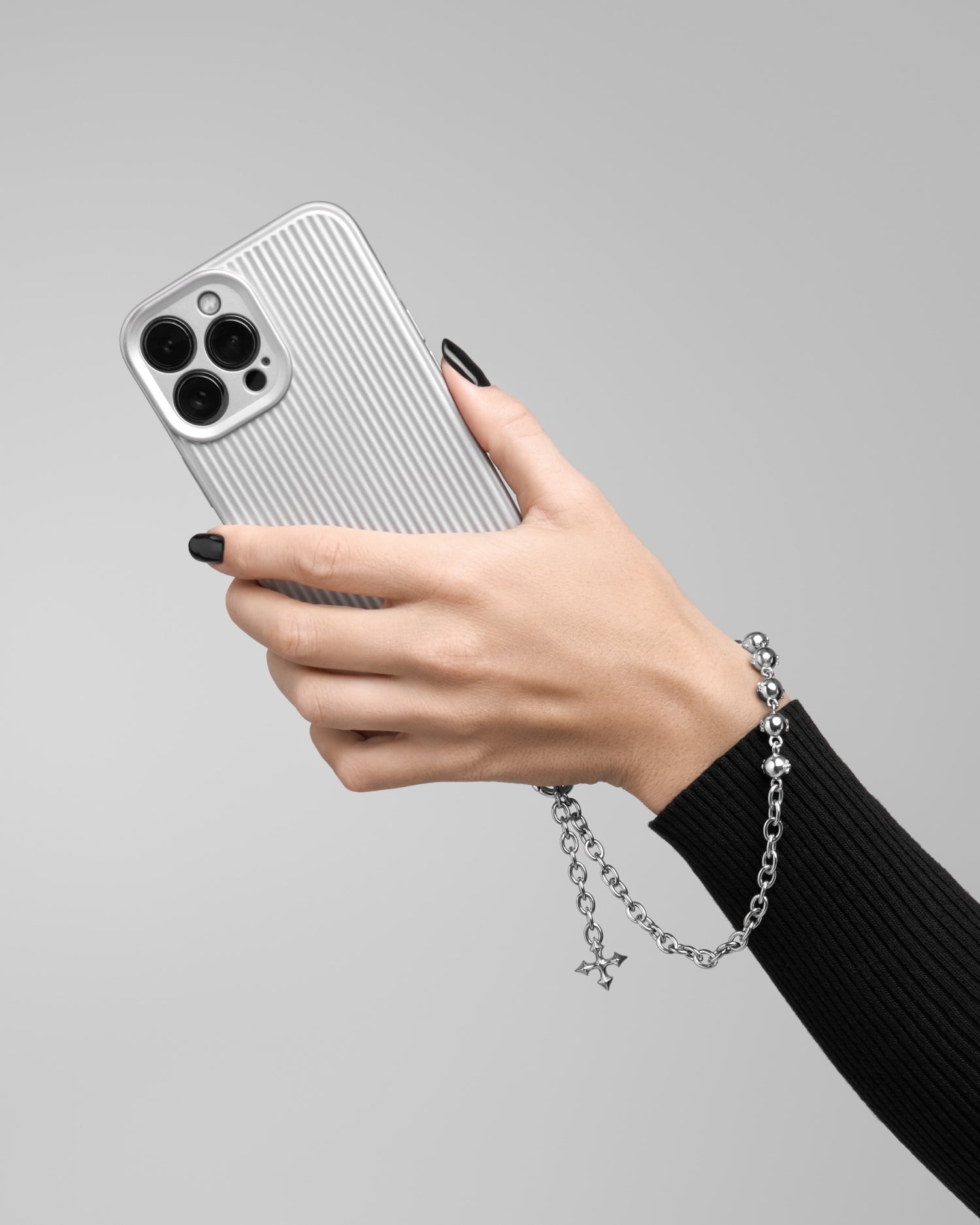 Lore Phone Charm Strap-Phone Straps- Silver - - Ask & Embla