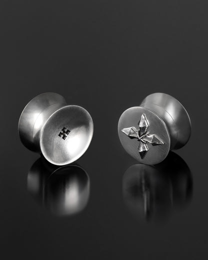 AXIOM Plugs-Plugs- Silver - 8mm (0g) - Ask & Embla