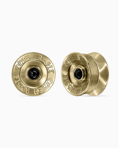 ABSIT OMEN Amulet Plugs-Plugs- Gold - 8mm (0g) - Ask & Embla
