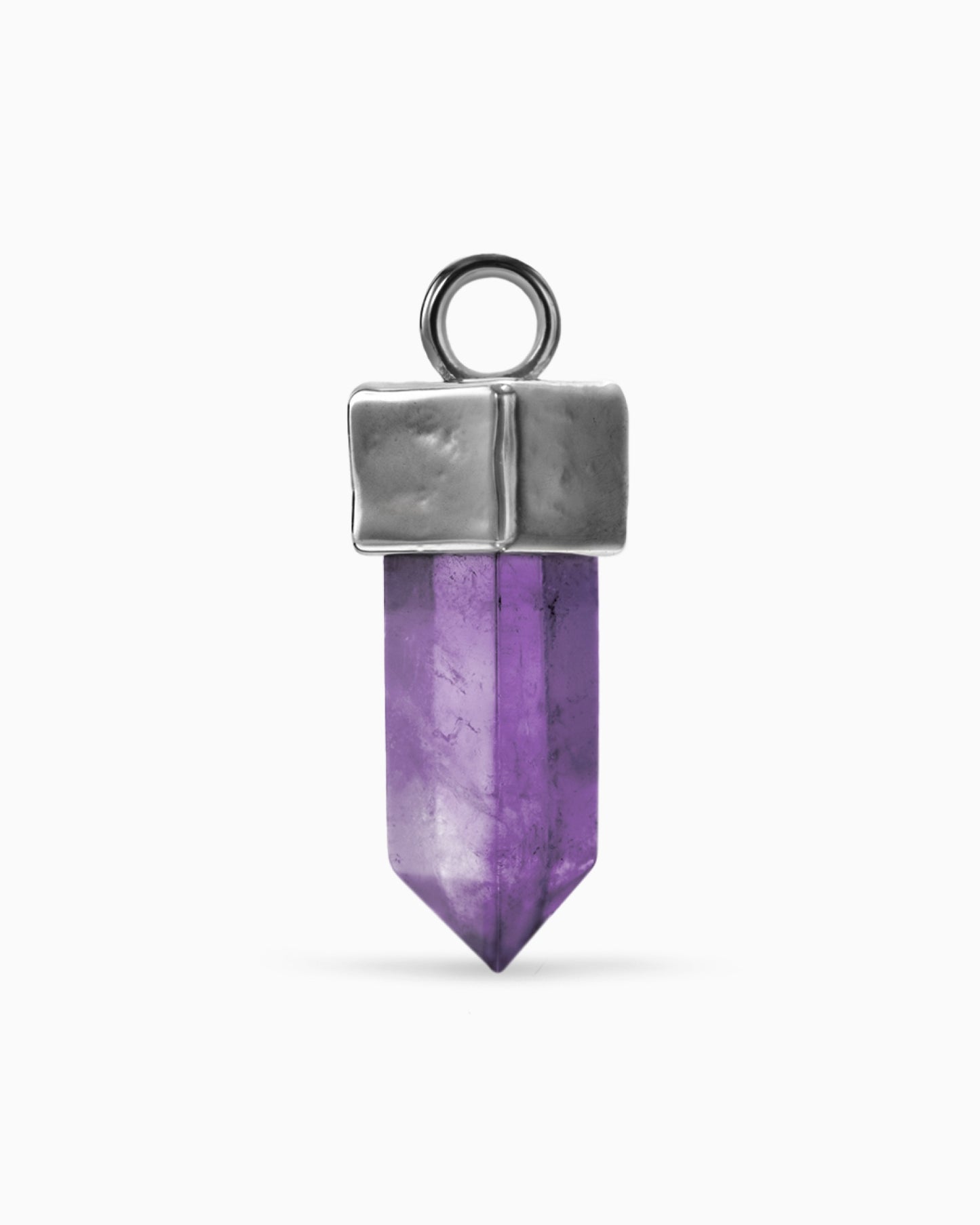 Elixir Crystal Charm-Charms- Silver - Amethyst - Ask & Embla