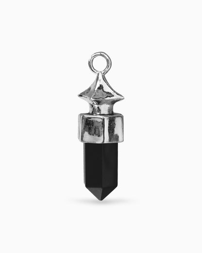 Lucid Crystal Charm-Charms- Silver - Black Onyx - Ask & Embla