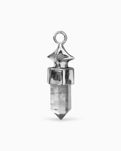 Lucid Crystal Charm-Charms- Silver - Black Onyx - Ask & Embla