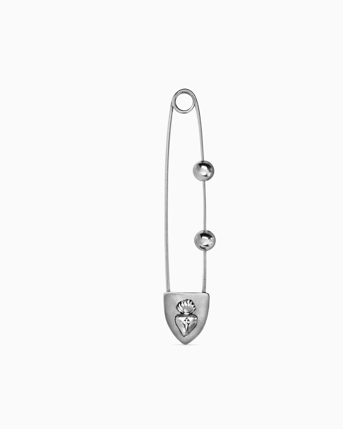 The Sacrament Safety Pin Brooch-Charms- Silver - - Ask & Embla