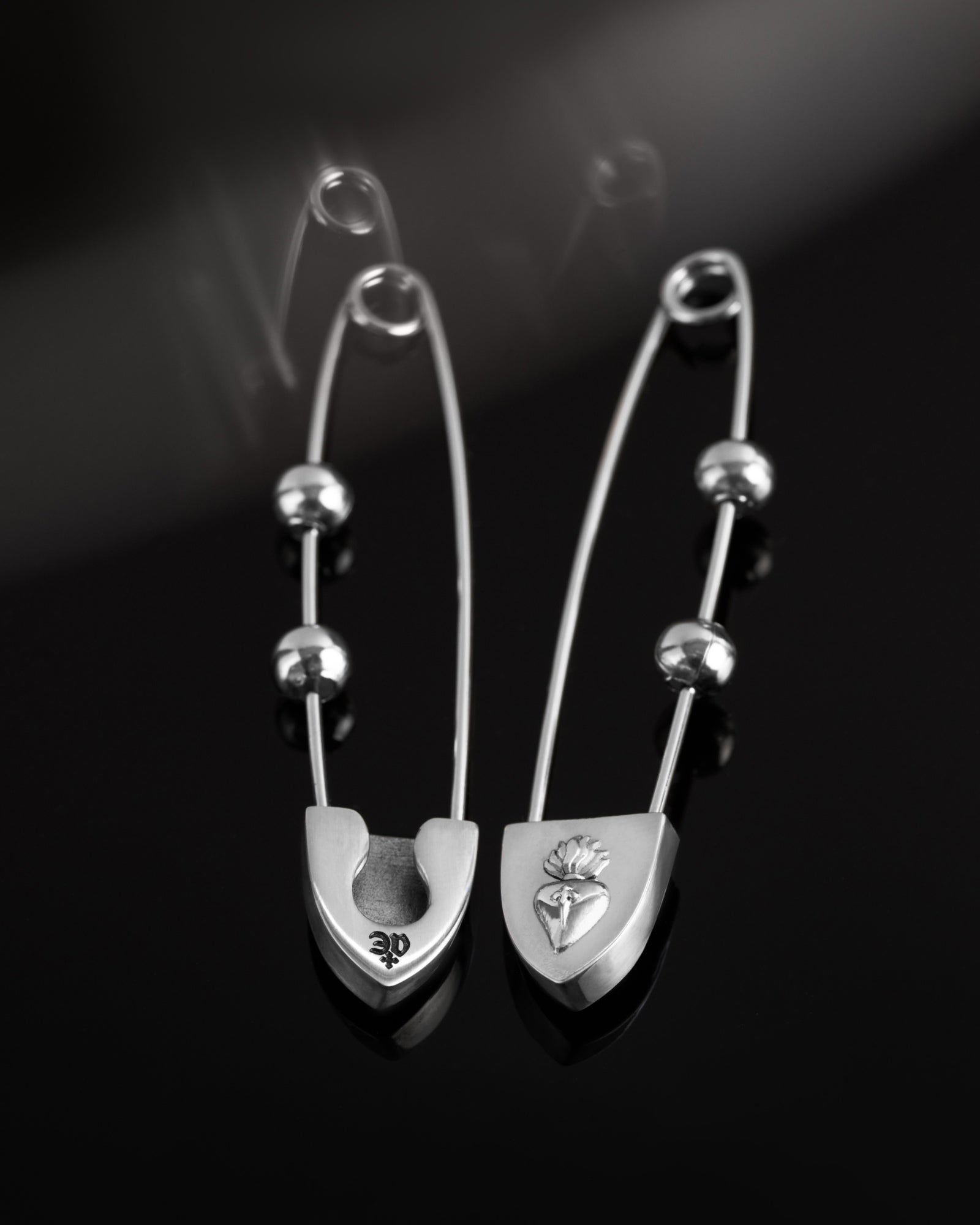 The Sacrament Safety Pin Brooch-Charms- Silver - - Ask & Embla