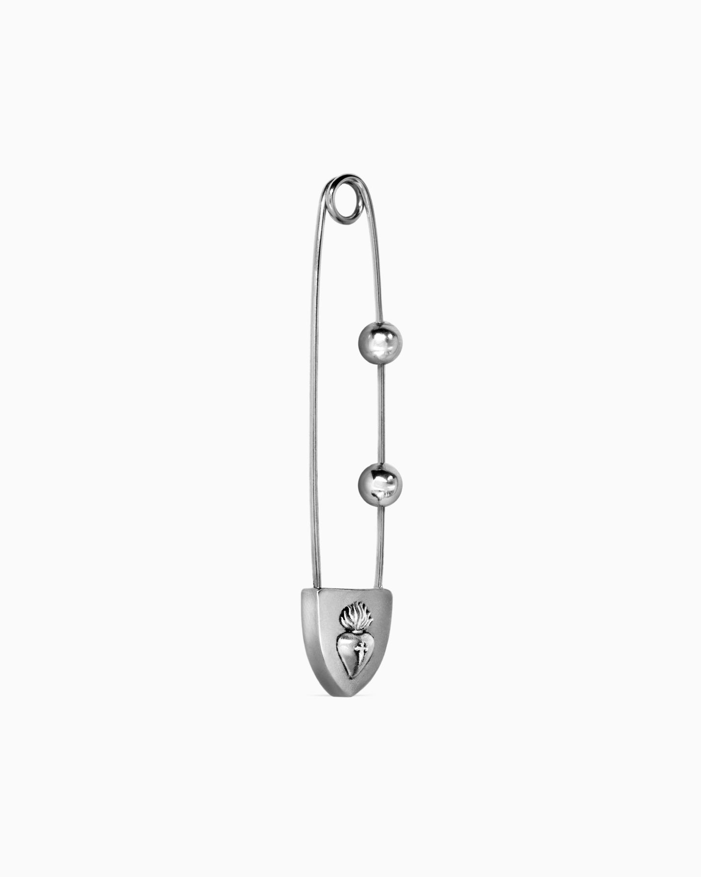 The Sacrament Safety Pin Brooch-Charms- Silver - - Ask & Embla
