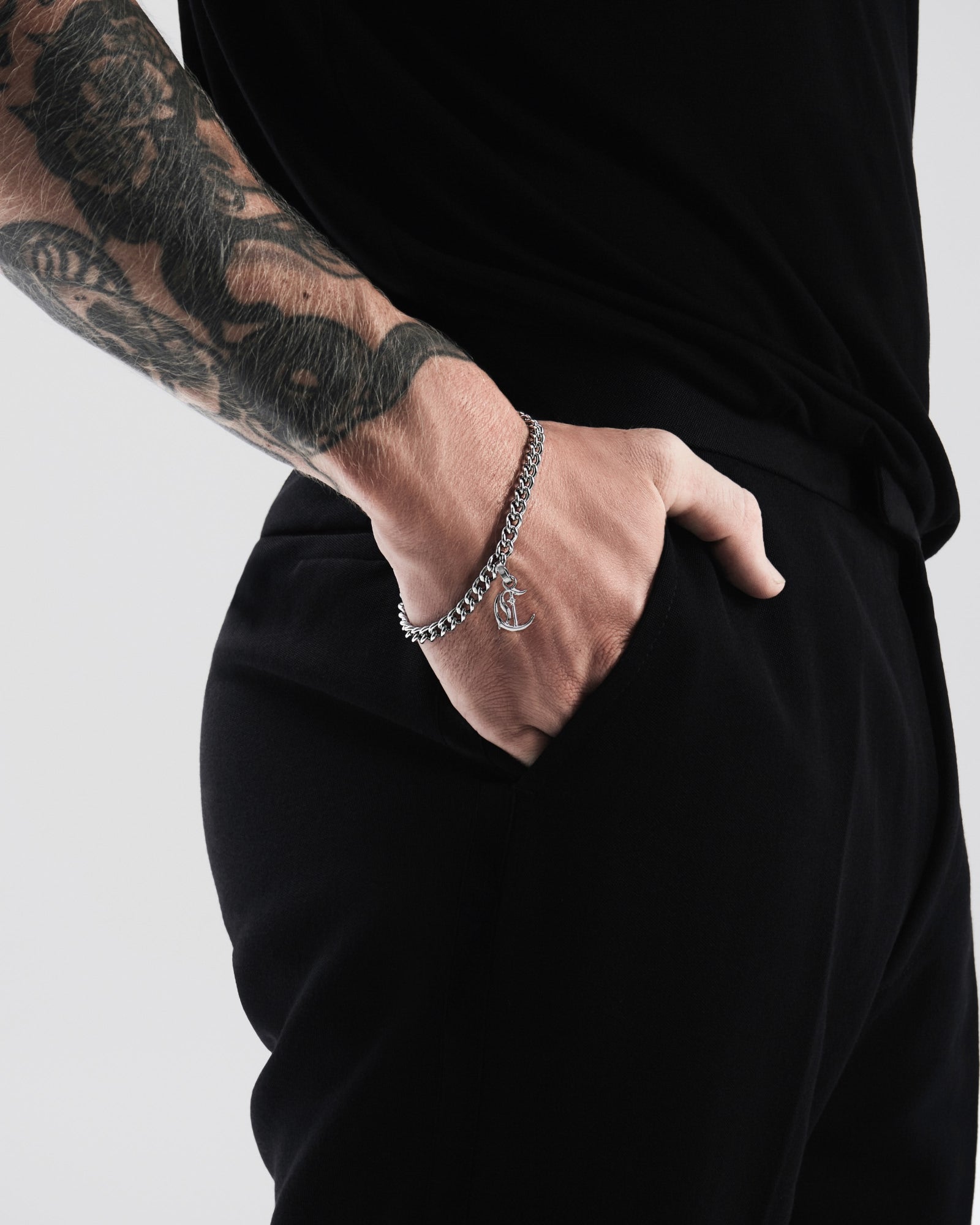 Mini Blackletter Charms - C-Charms- Silver - - Ask & Embla