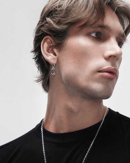 Mini Blackletter Charms - J-Charms- Silver - - Ask & Embla