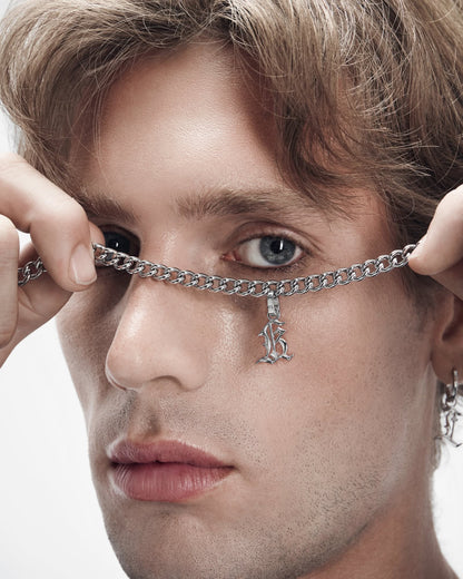 Mini Blackletter Charms - K-Charms- Silver - - Ask & Embla