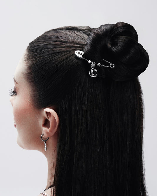 Mini Blackletter Charms - Q-Charms- Silver - - Ask & Embla