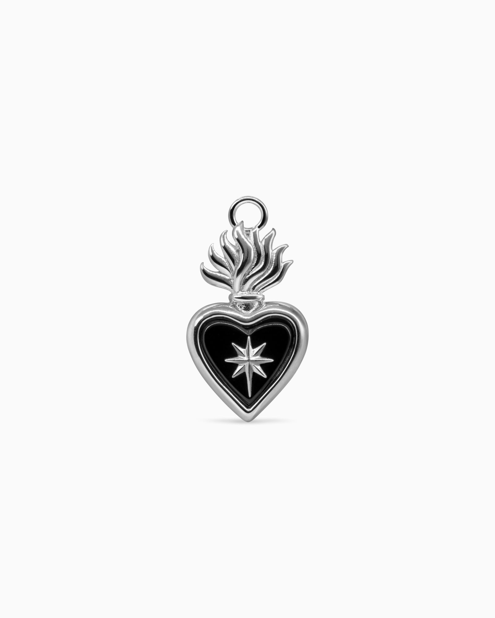 The Sacrament Vial Charm-Charms- Silver - Black Onyx - Ask & Embla