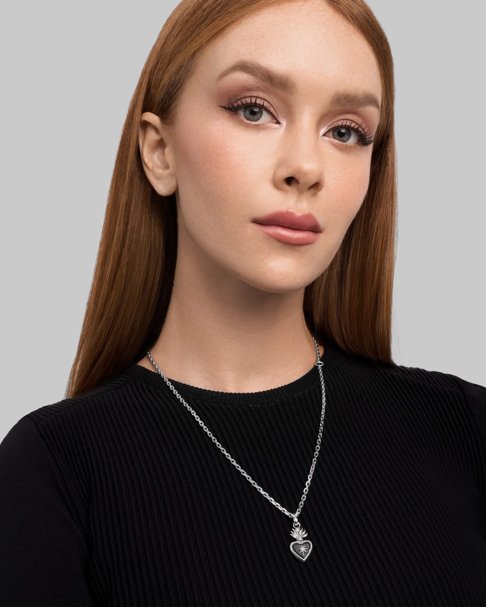 The Sacrament Vial Charm-Charms- Silver - Black Onyx - Ask & Embla