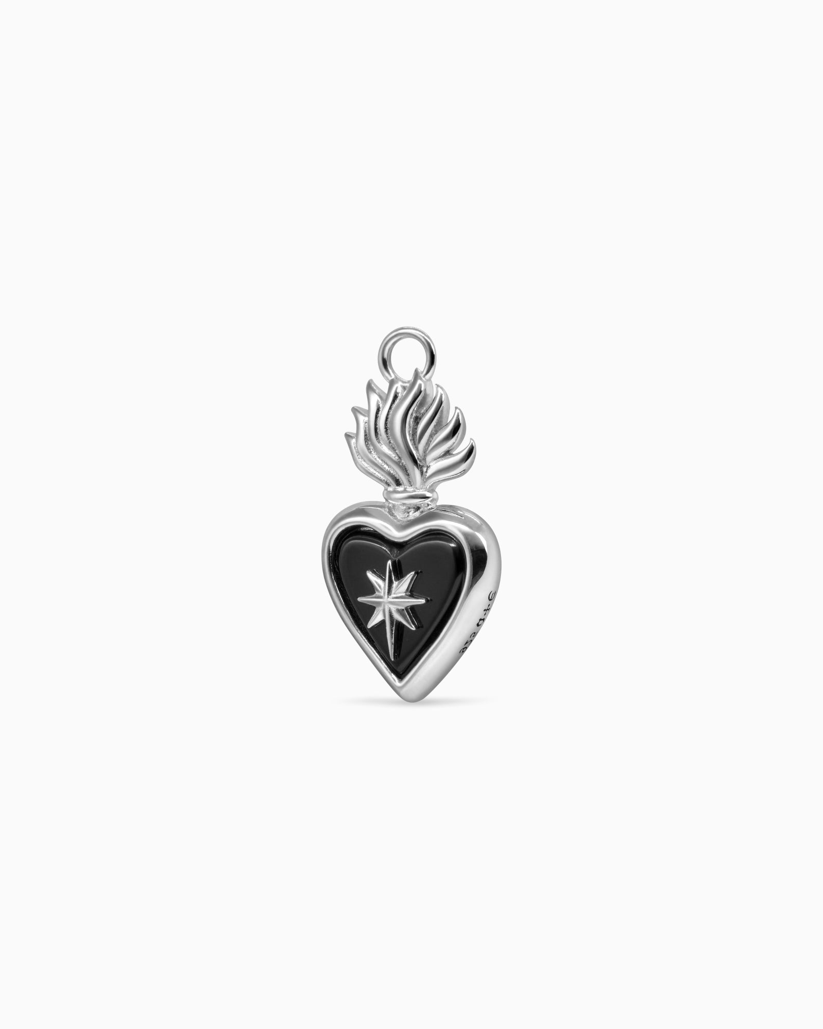 The Sacrament Vial Charm-Charms- Silver - Black Onyx - Ask & Embla