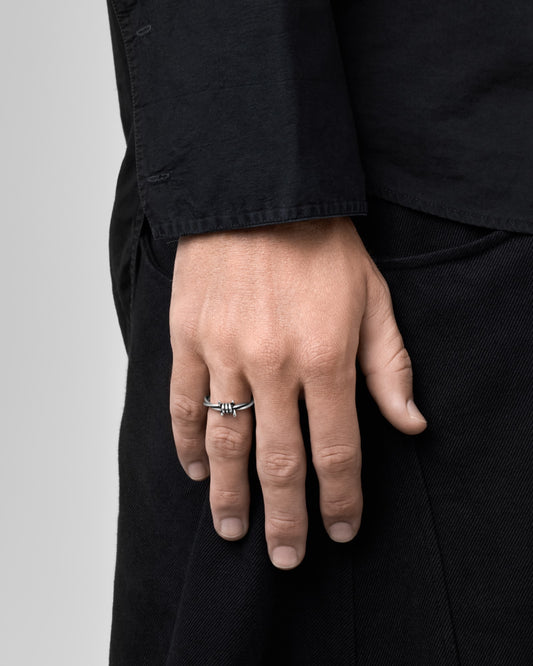 Ville Ring-Rings- US4 - Silver - Ask & Embla