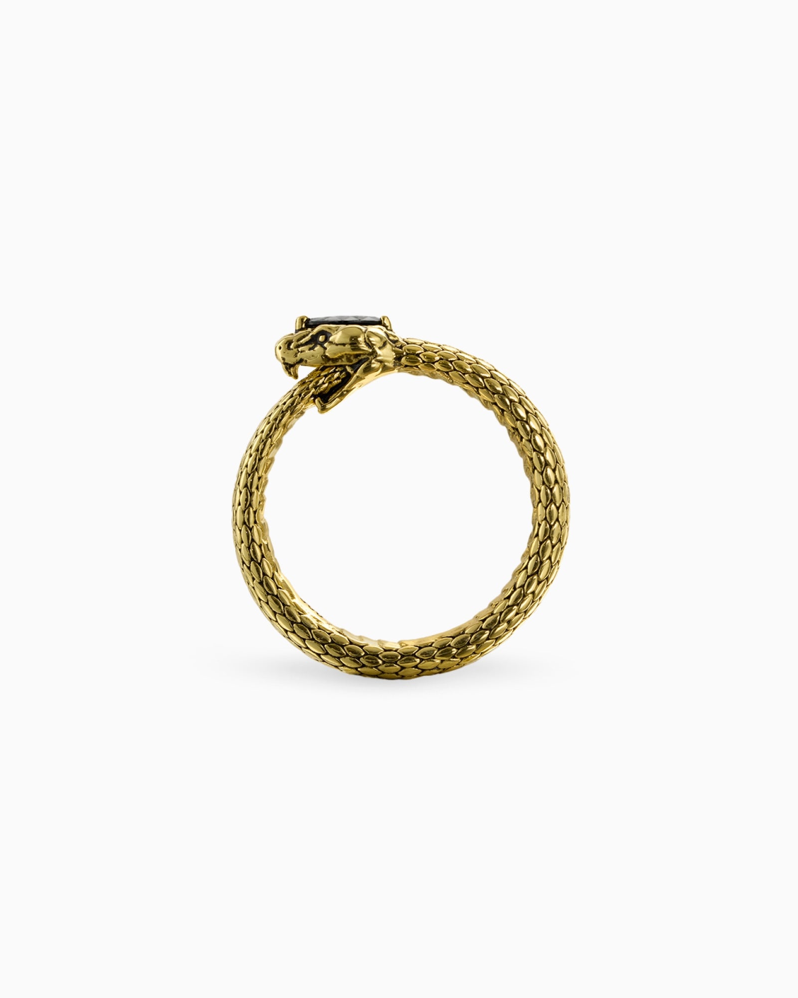 Ouroboros Ring-Rings- Gold - US4 - Ask & Embla
