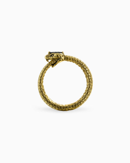 Ouroboros Ring-Rings- Gold - US4 - Ask & Embla
