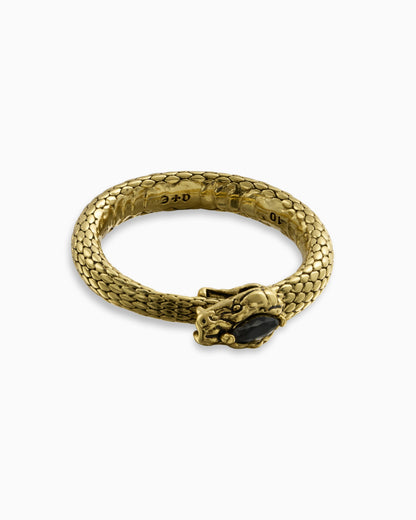 Ouroboros Ring-Rings- Gold - US4 - Ask & Embla