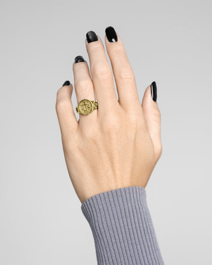 Syzygy Ring-Rings- Two-toned (Silver Base) - US5 - Ask & Embla