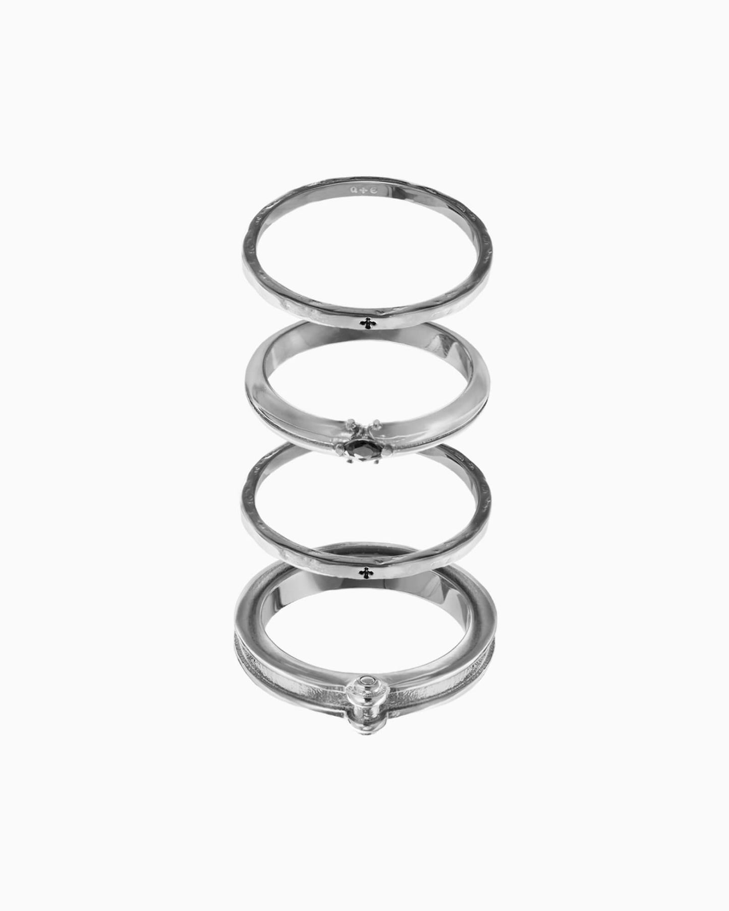 Synesthesia Ring Set-Rings- Silver - US6 - Ask & Embla