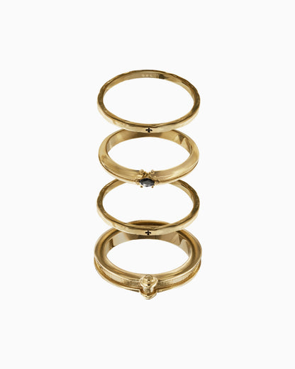 Synesthesia Ring Set-Rings- Gold - US4 - Ask & Embla