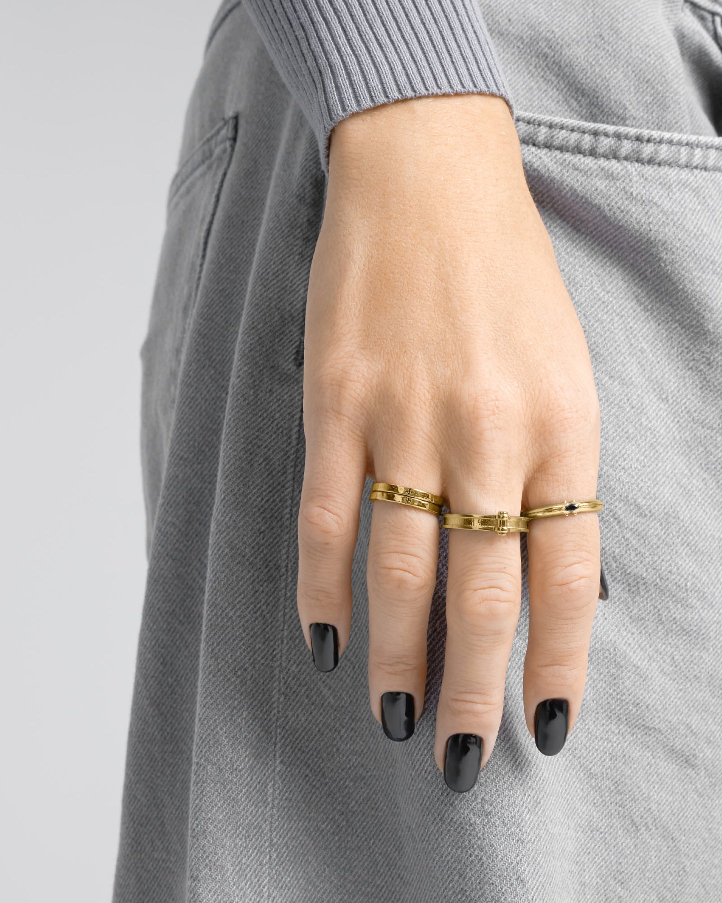 Synesthesia Ring Set-Rings- Gold - US4 - Ask & Embla