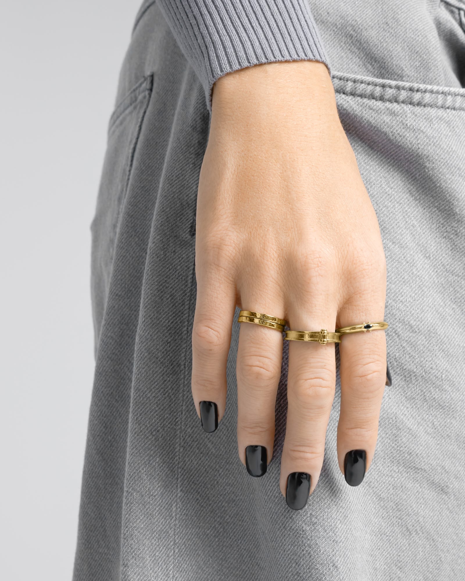 Synesthesia Ring Set-Rings- Gold - US4 - Ask & Embla
