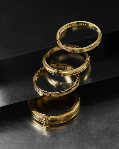 Synesthesia Ring Set-Rings- Gold - US4 - Ask & Embla