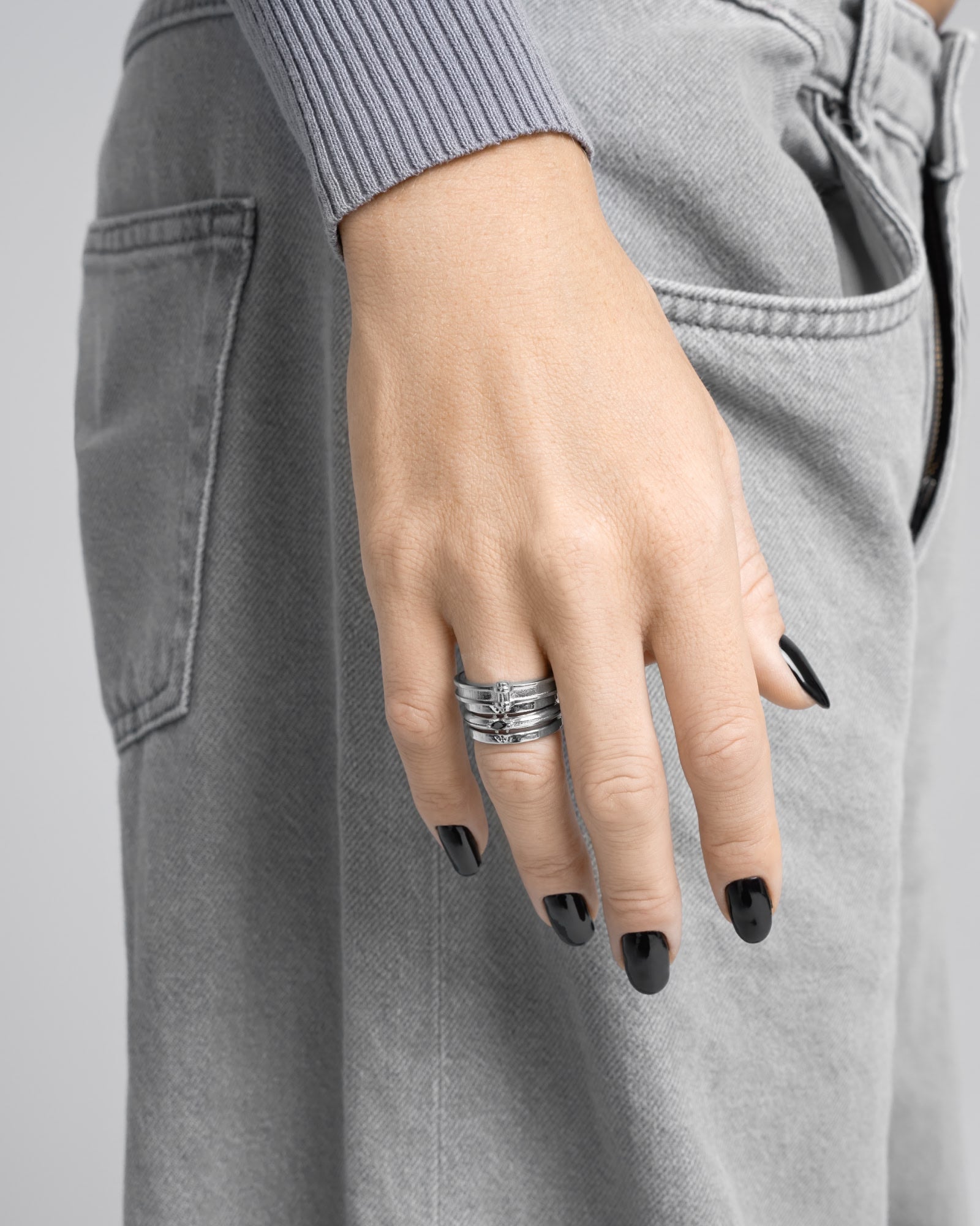 Synesthesia Ring Set-Rings- Gold - US4 - Ask & Embla