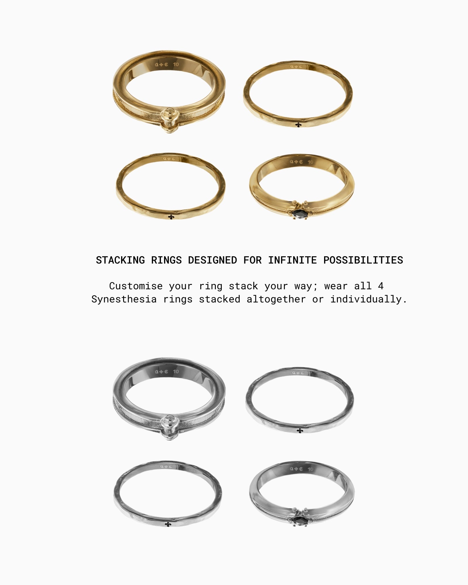 SYNESTHESIA Ring Set - Rings - Ask & Embla
