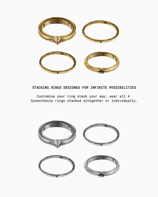 Synesthesia Ring Set-Rings- Gold - US4 - Ask & Embla