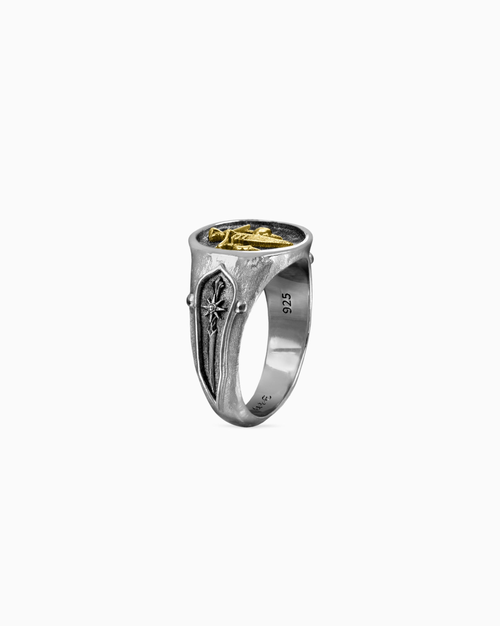 Syzygy Ring-Rings- Two-toned (Silver Base) - US5 - Ask & Embla