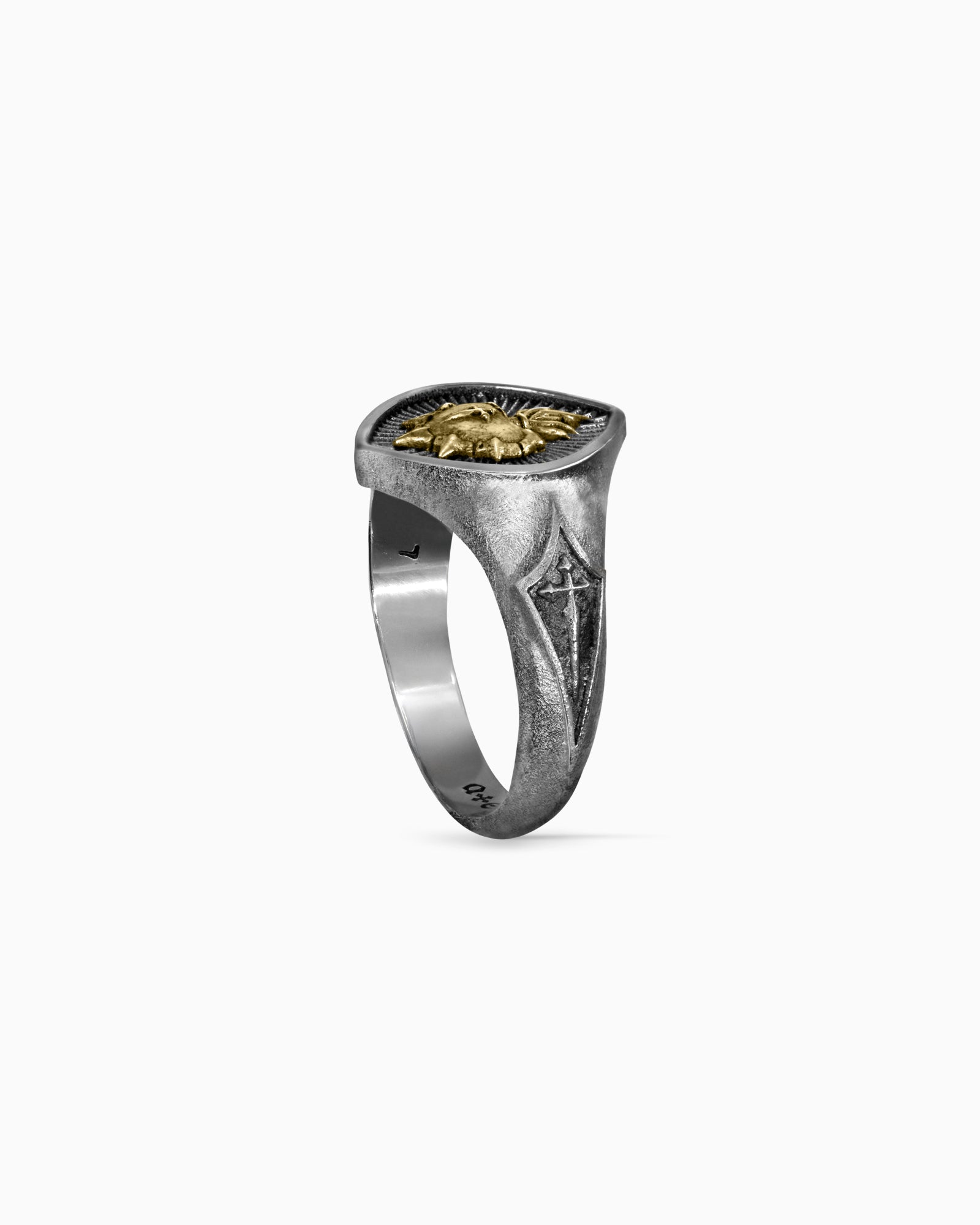 THE SACRILEGE Ring-Rings- Two-toned (Silver Base) - US4 - Ask & Embla