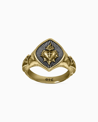 THE SACRILEGE Ring-Rings- Two-toned (Silver Base) - US4 - Ask & Embla