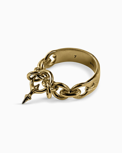 GNOSTIC BYZANTINE Ring-Rings- Silver - US5 - Ask & Embla