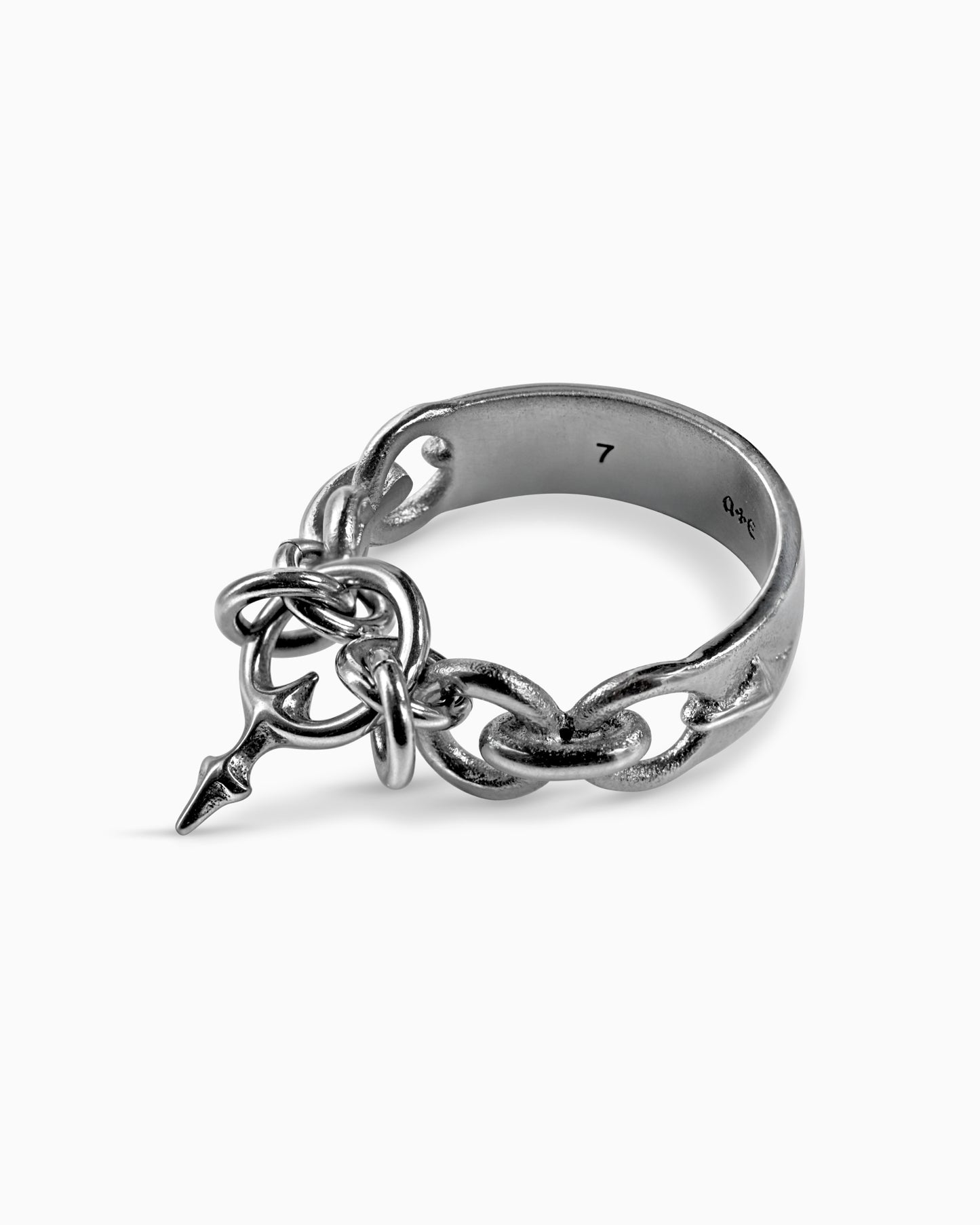 GNOSTIC BYZANTINE Ring-Rings- Silver - US5 - Ask & Embla